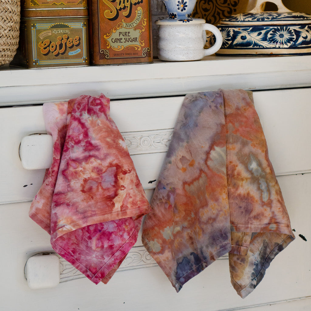 Tea Towel || Ice Dye || Ocean Jasper