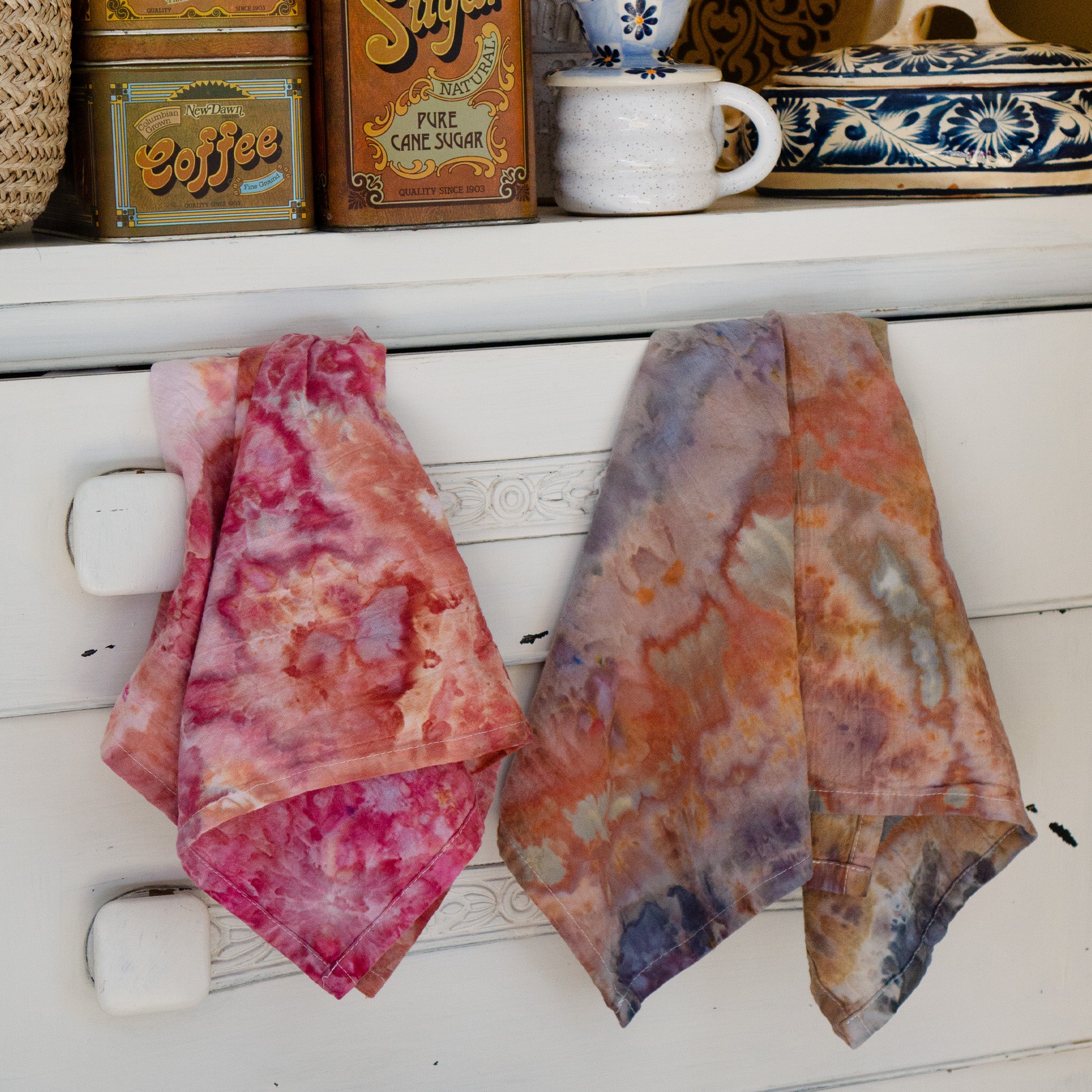 Tea Towel || Ice Dye