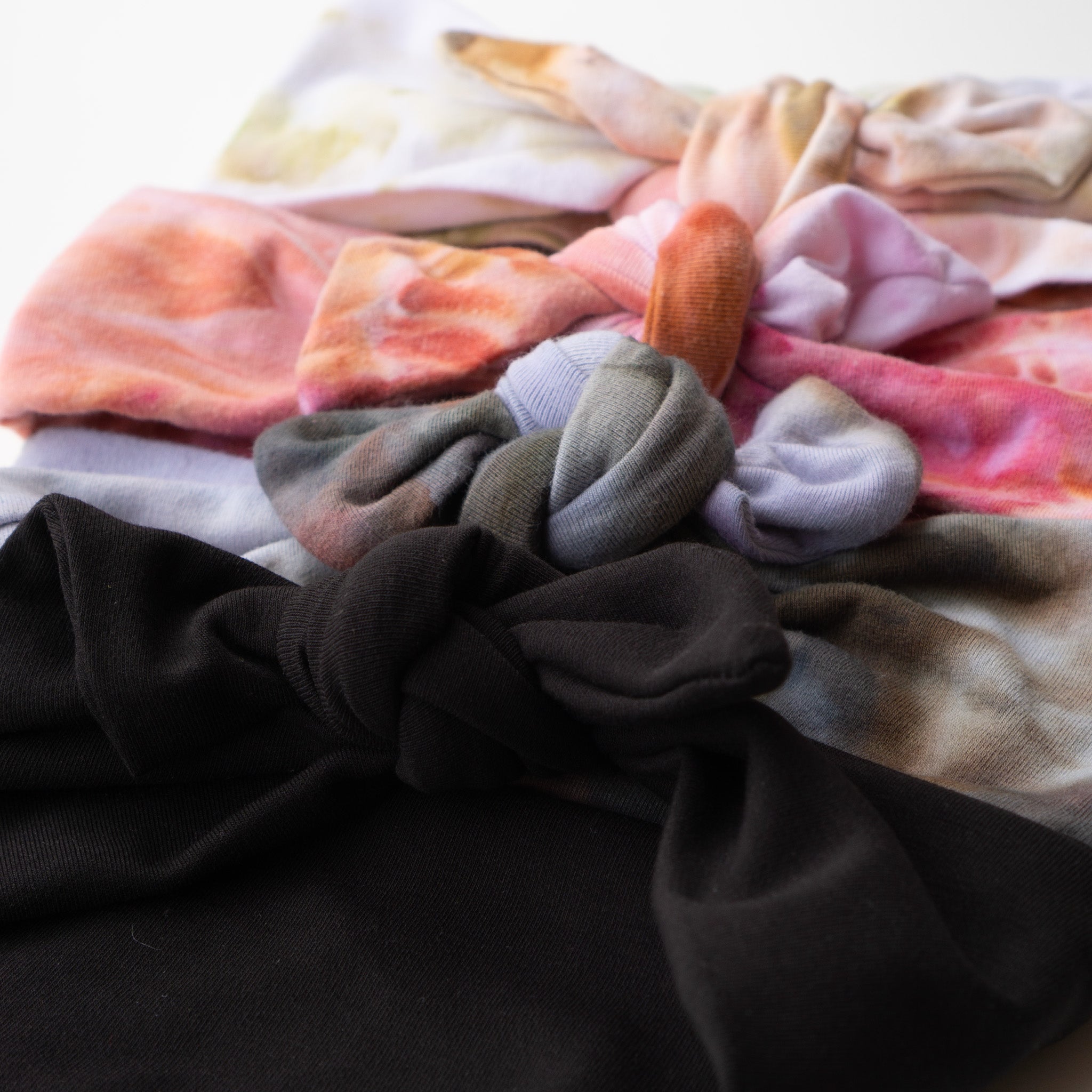 Hand Dyed Cotton Headbands