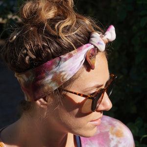 Hand Dyed Cotton Headbands