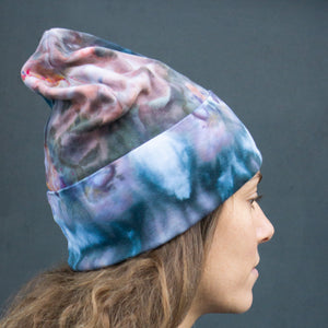 Rib Knit Cotton Beanie
