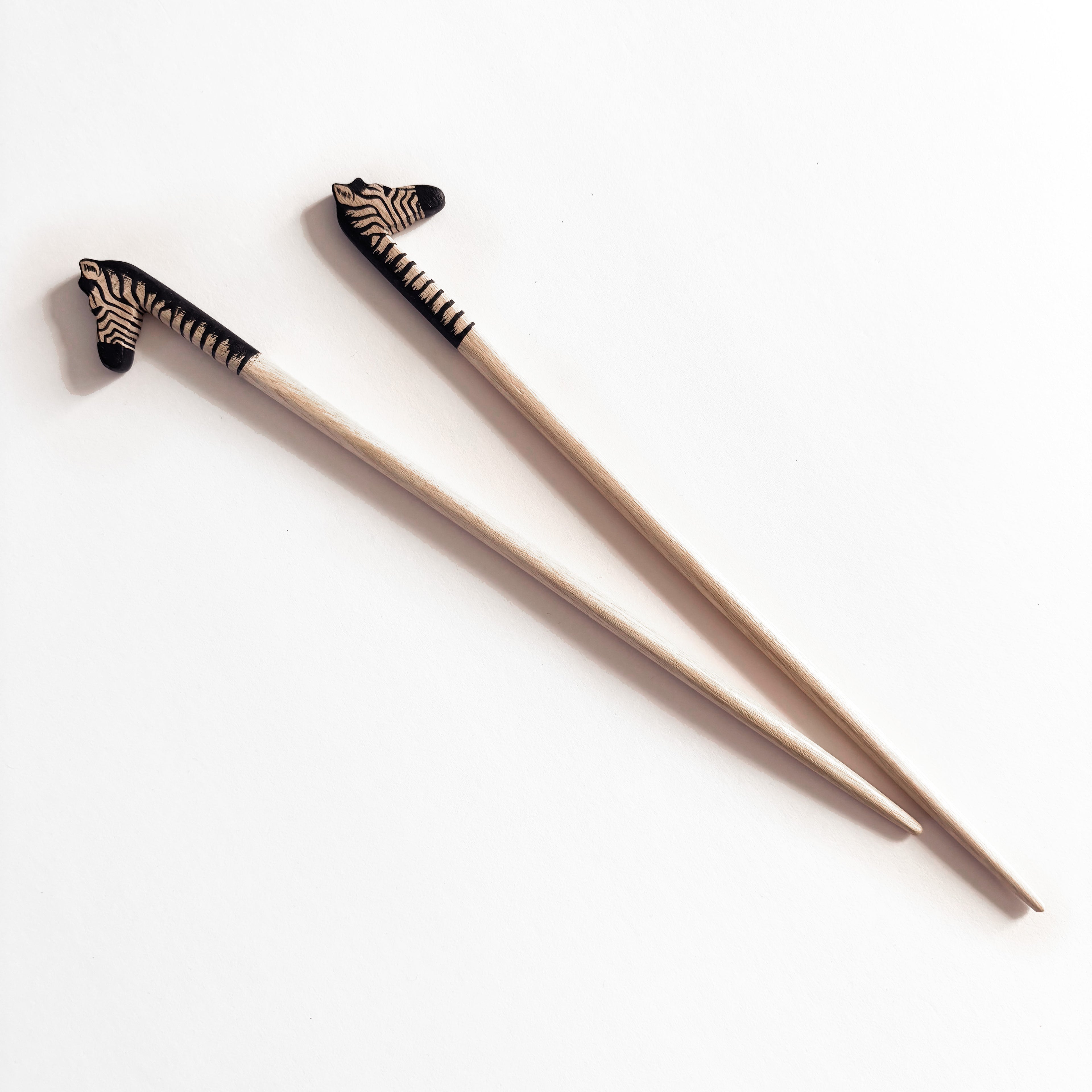 Zebra Chopstick Pair