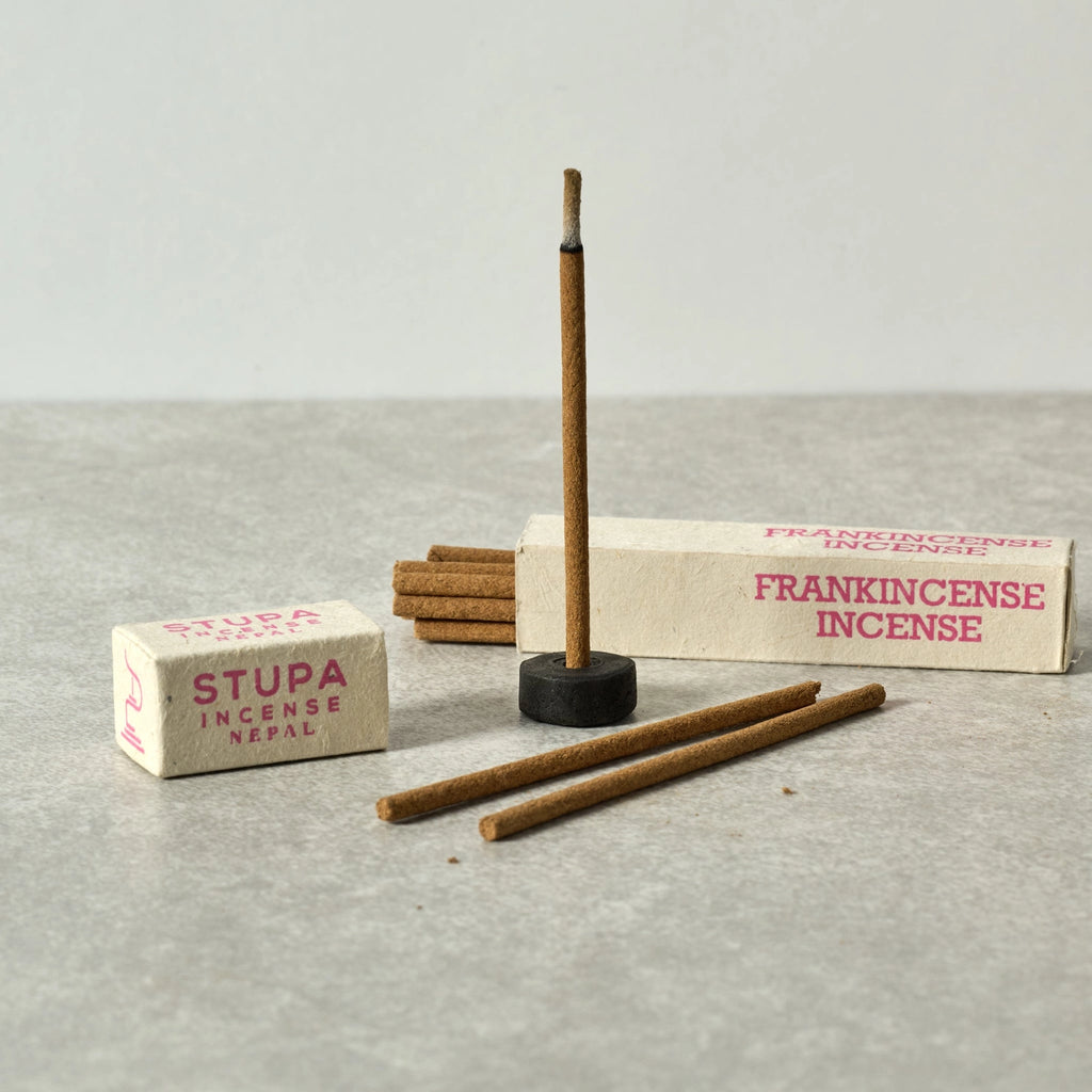 Frankincense Incense Sticks & Holder