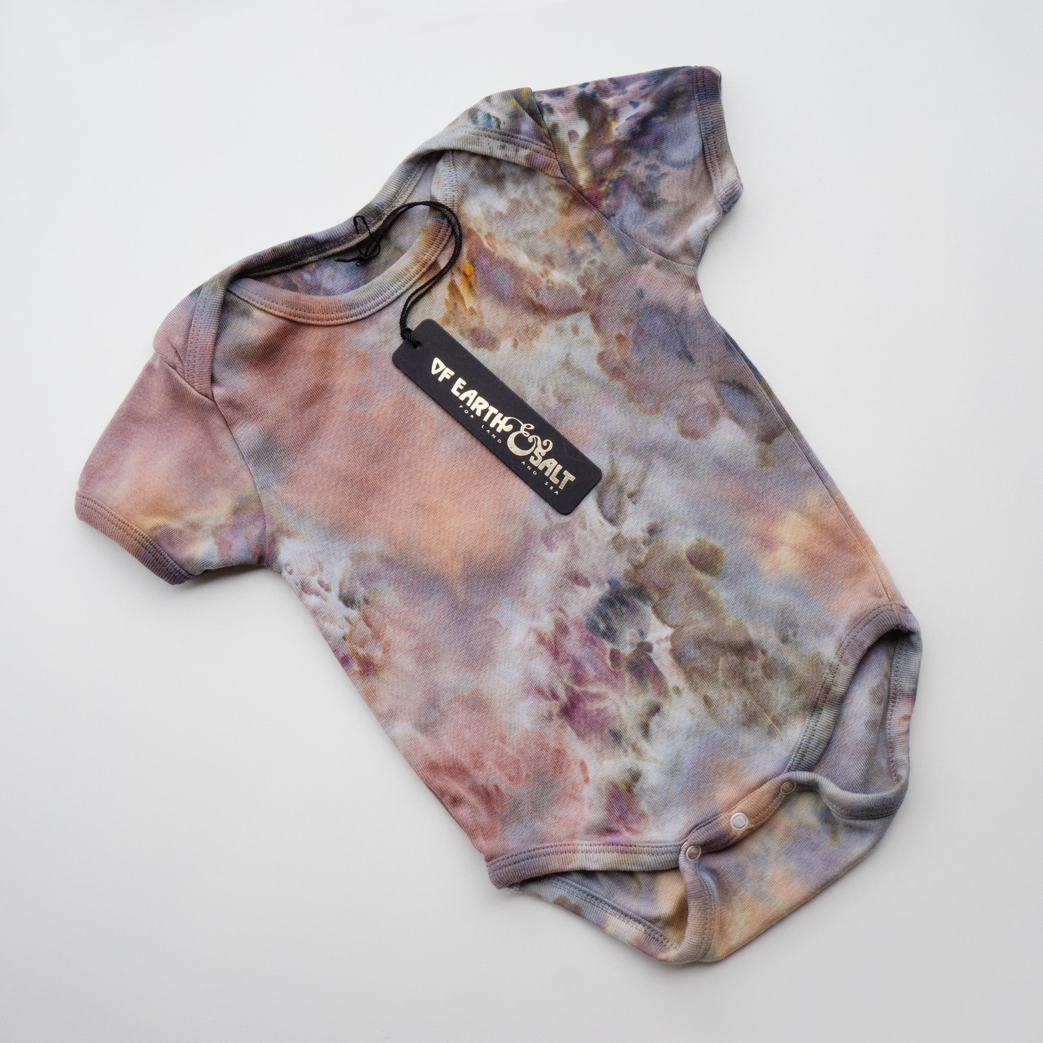 Organic Fair Trade Baby Onesie || Ice Dye