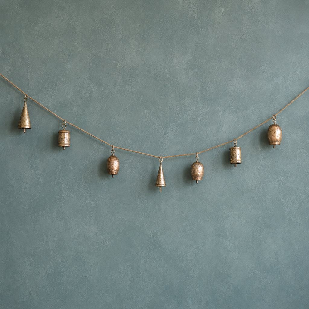 Rustic Bell Hanging Garland