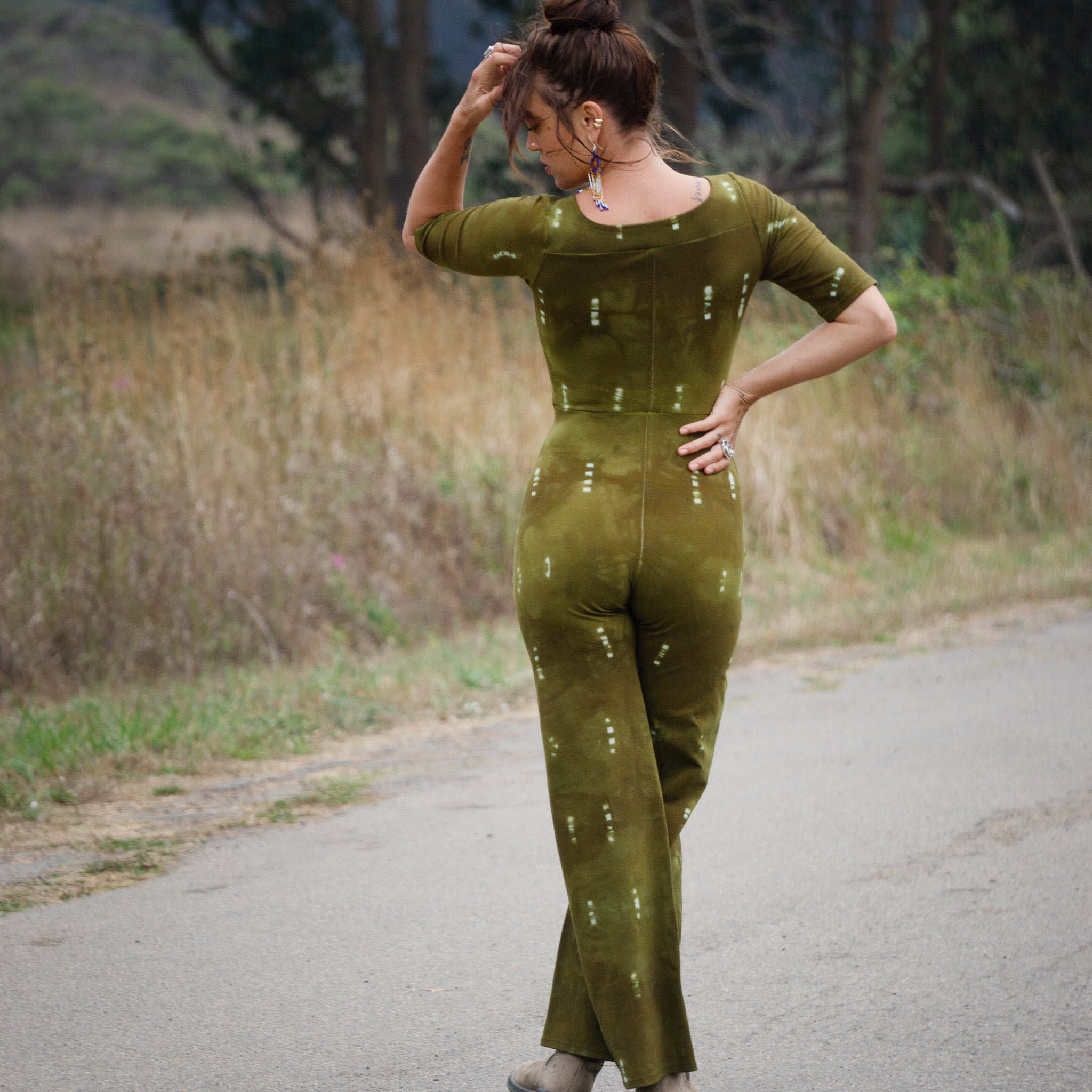 Luna Jumpsuit || Nirvana || Avocado