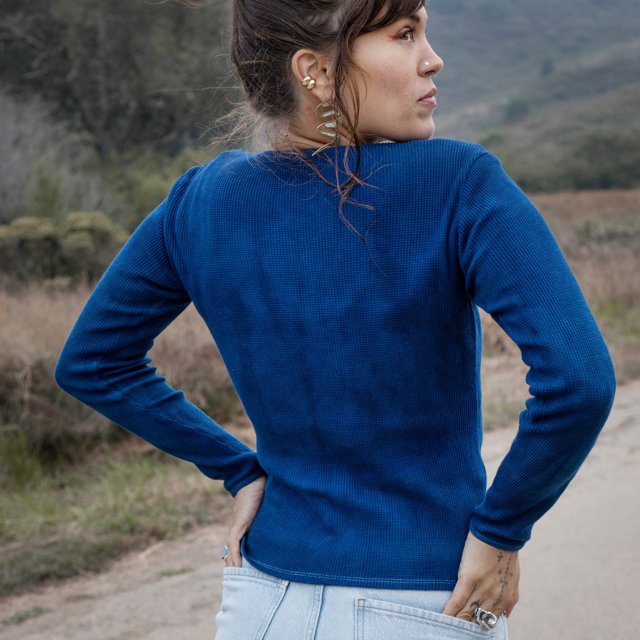Sierra Thermal || Dip-Dyed Indigo