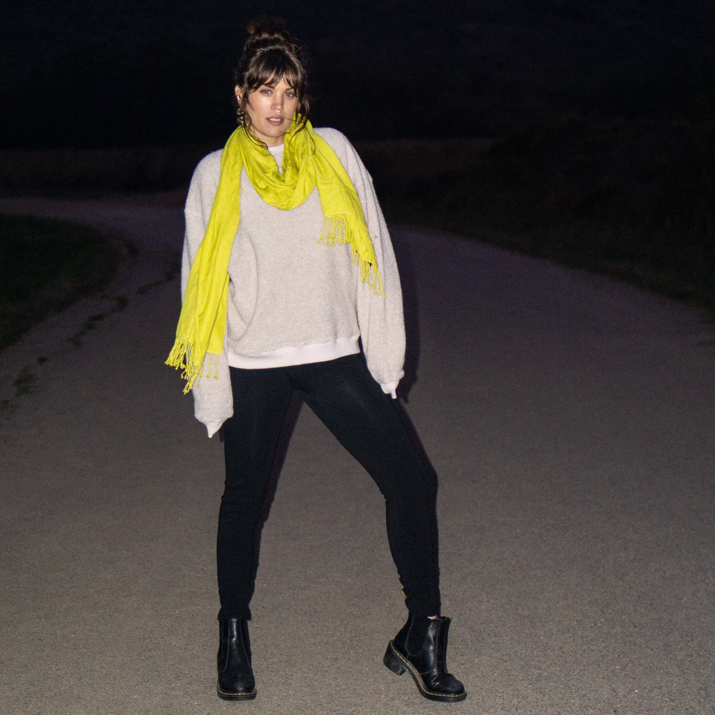 High Rise Cotton Leggings || Max Black