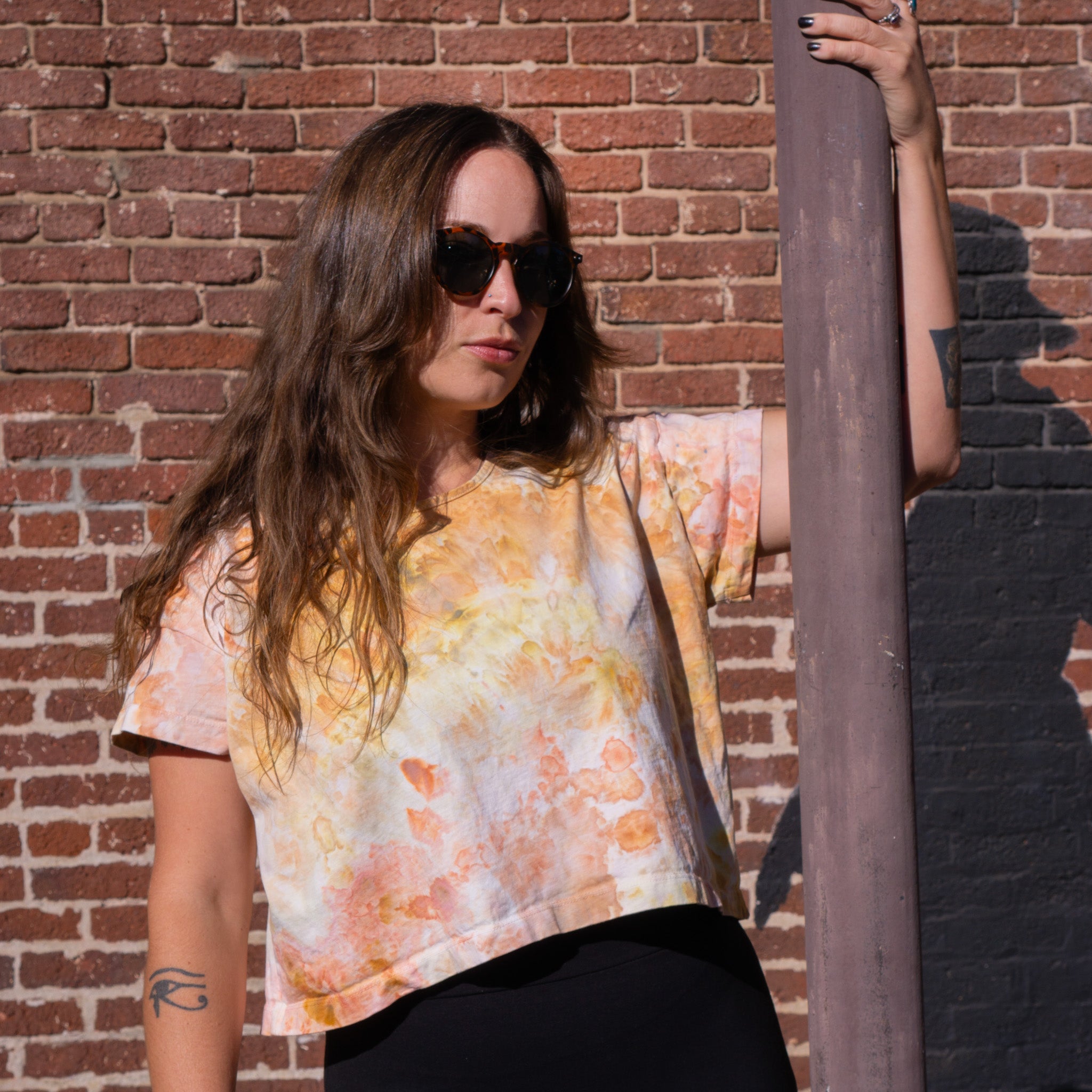 Organic Anai Crop || Ice Dye || Limestone