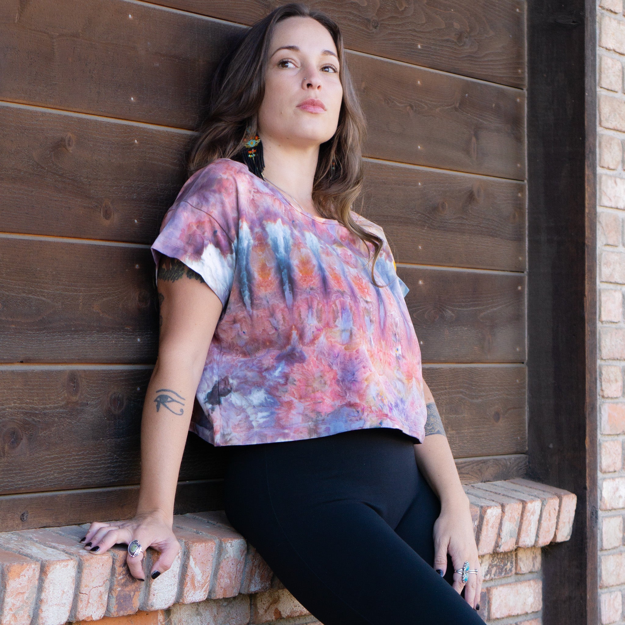 Organic Cotton Crop || Ice Dye || Ocean Jasper