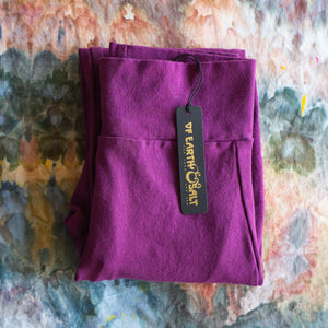 Hand-Dyed Leggings || Orchid
