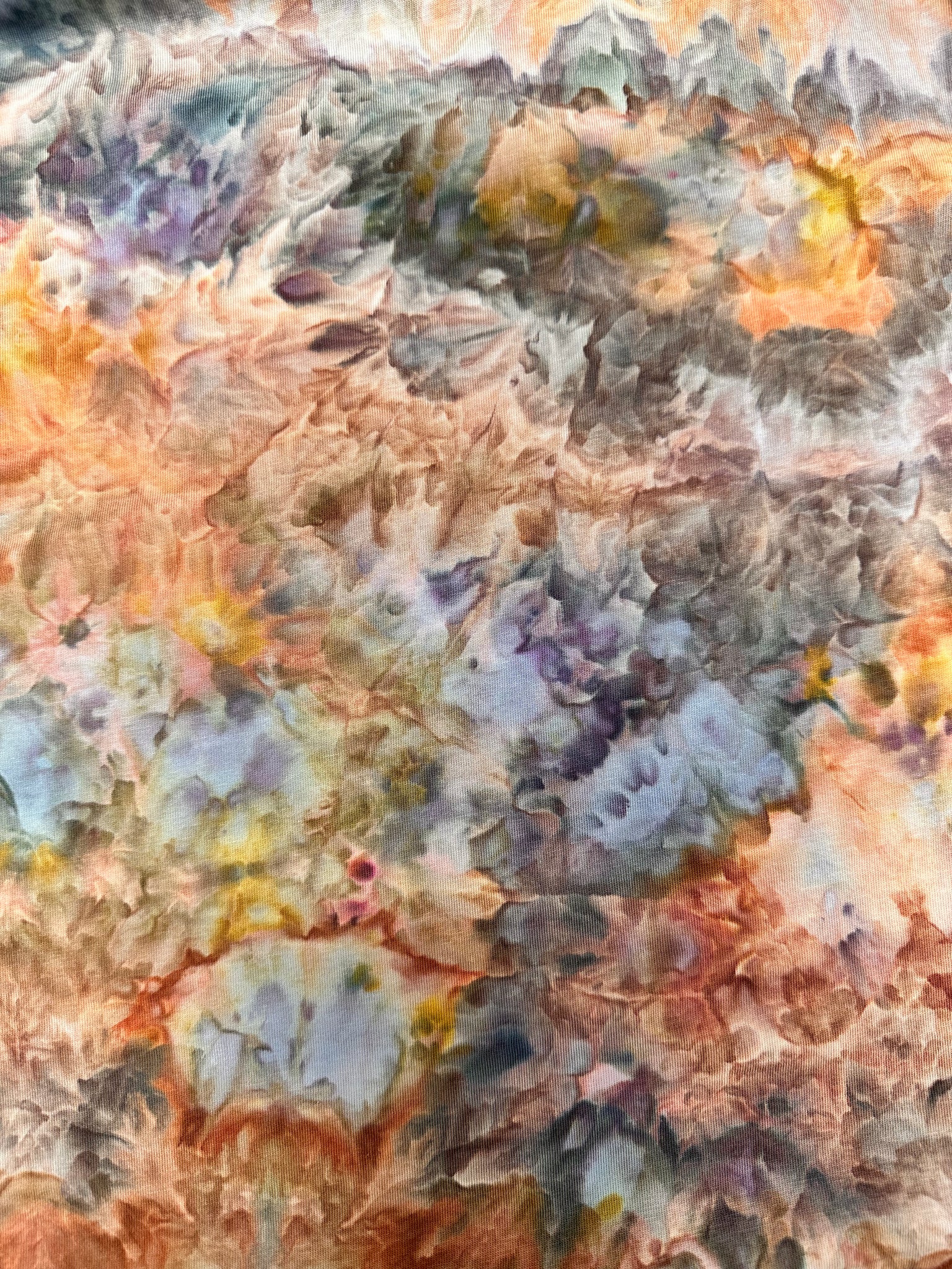 Organic Cotton Drop Hem || Ice Dye || Ocean Jasper