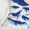 Whales Tea Towel