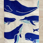 Whales Tea Towel