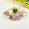 Stitched Pupil Hair Claw Clip