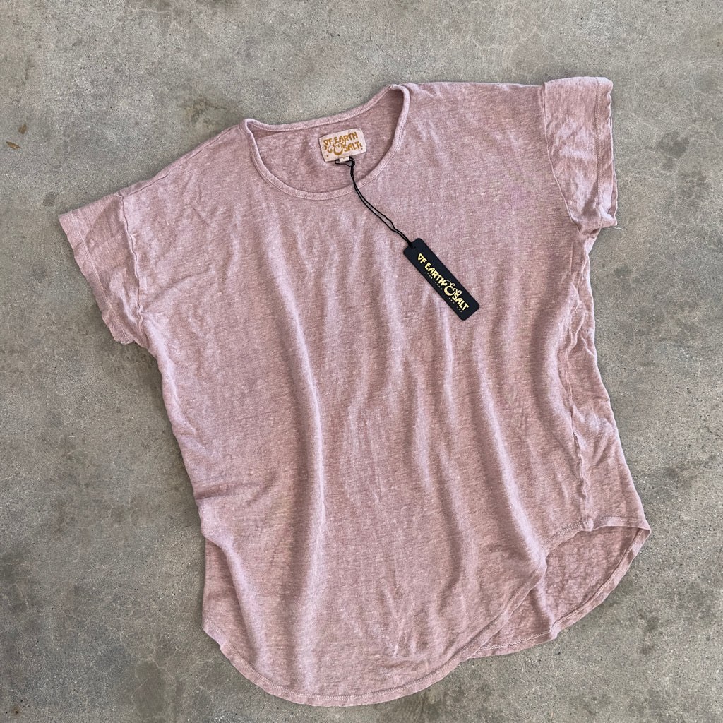 Zoe Top || Linen Jersey || Champagne