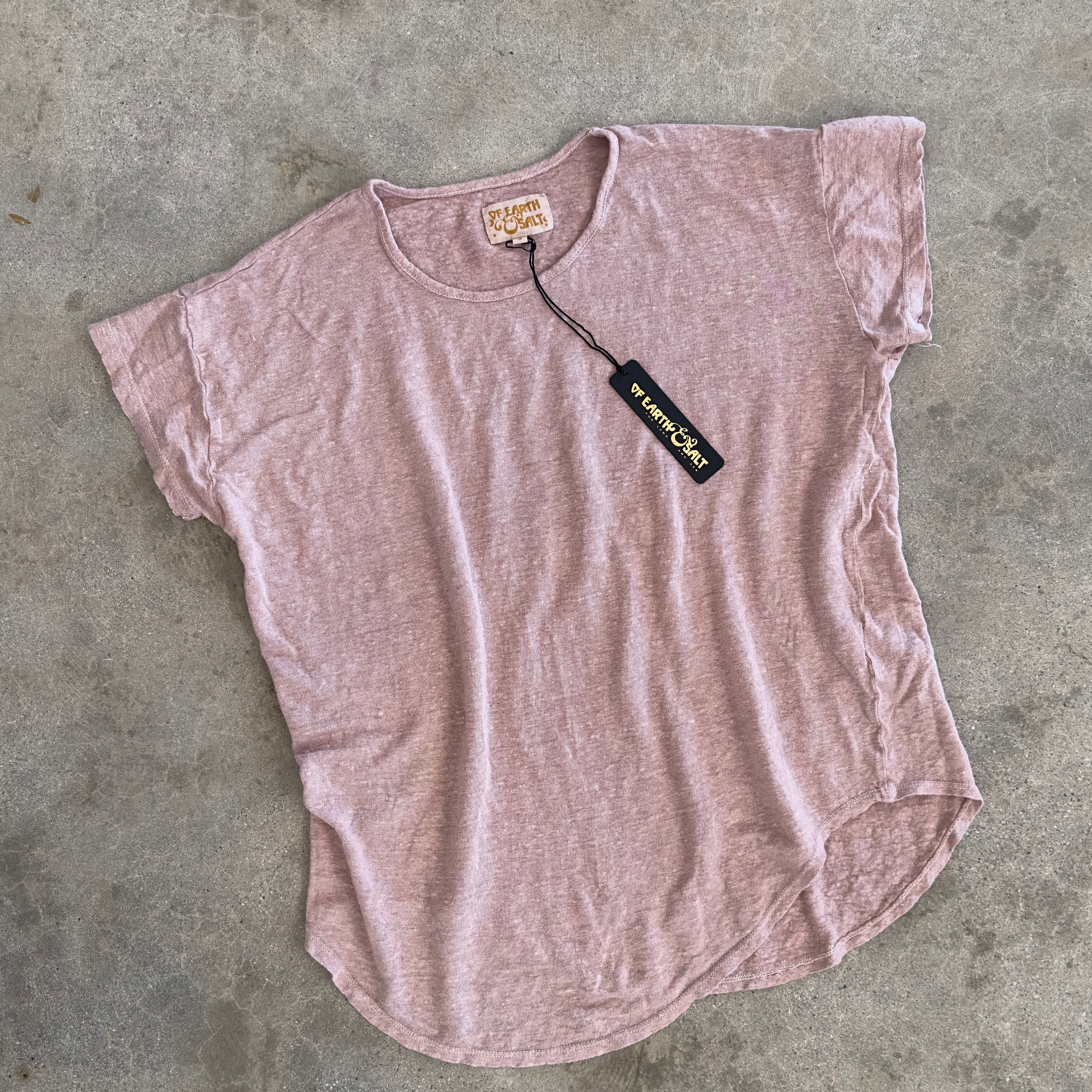 Zoe Top || Linen Jersey || Champagne