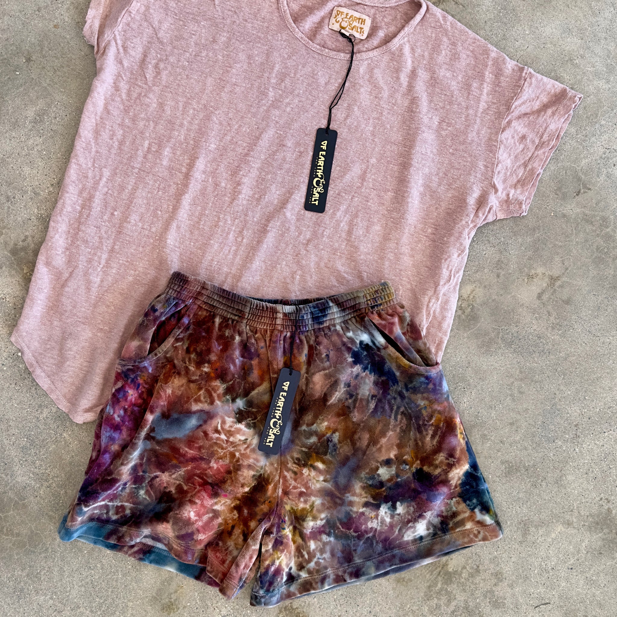 Velour Jogger Shorts || Ocean Jasper