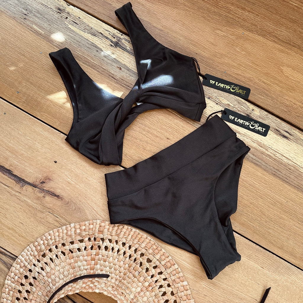 Swim Crop Tank || Hazelnut