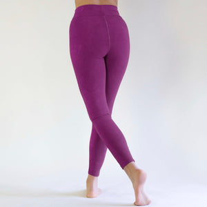 Hand-Dyed Leggings || Orchid