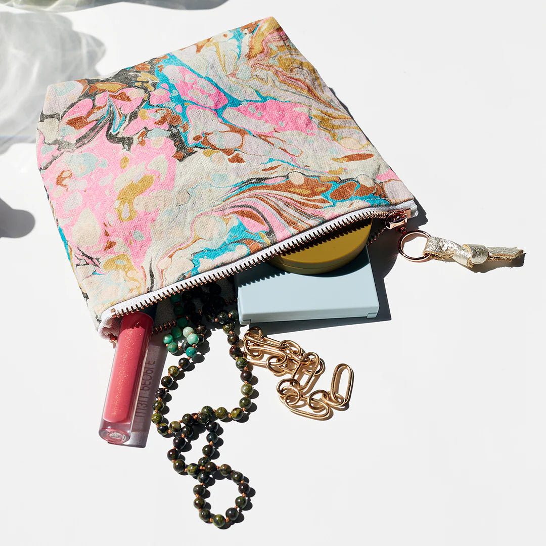 Small Astral Marble Pouches By Love Mert