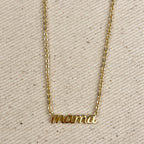 18k Gold Mama Necklace