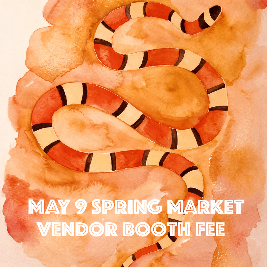 May 9 Spring Market Vendor Booth Fee
