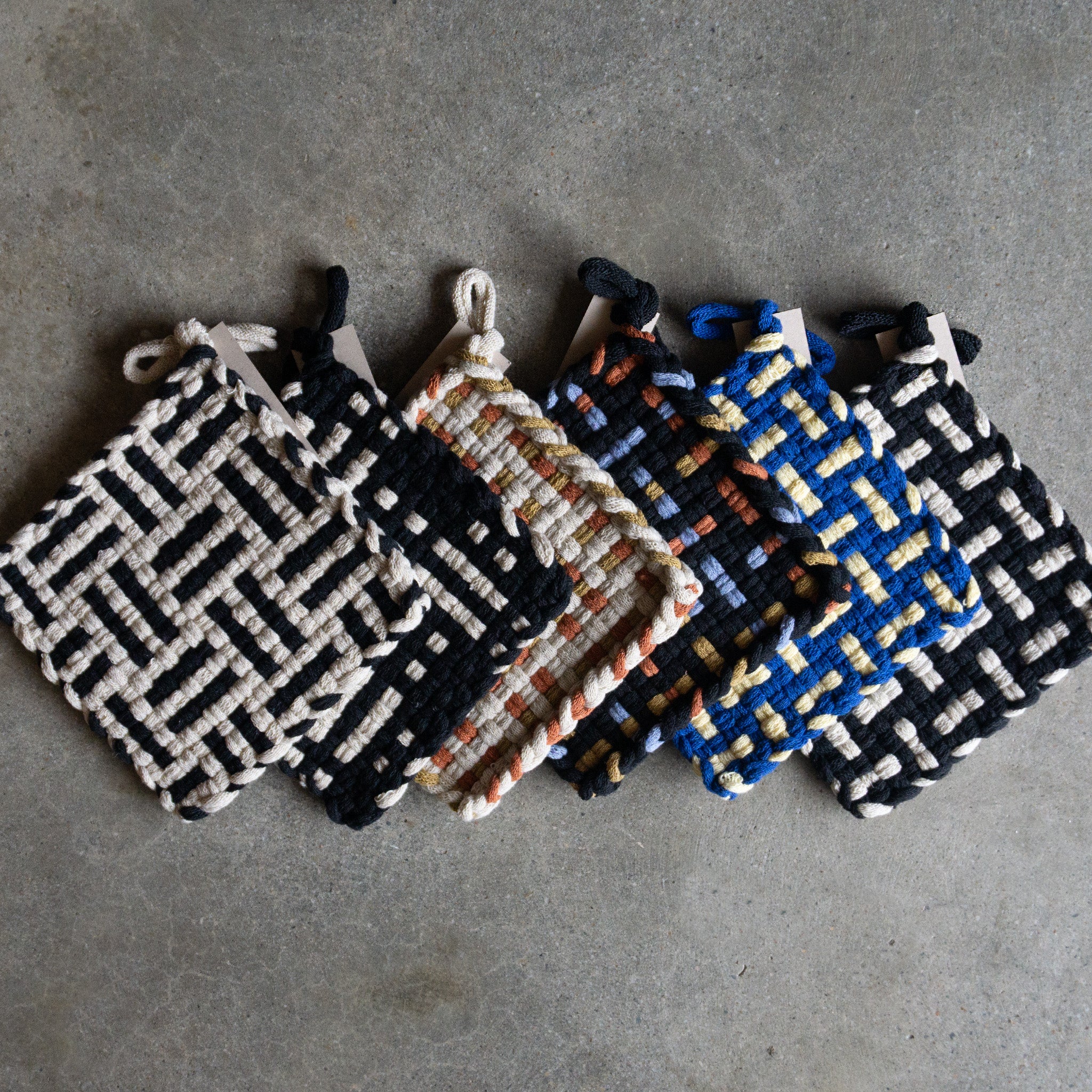 Handwoven potholders
