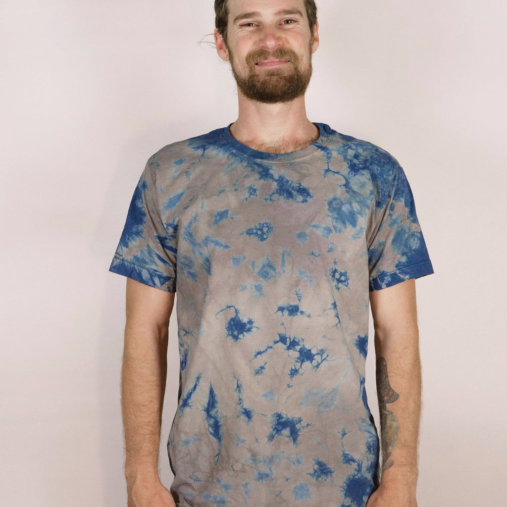 Organic Cotton Unisex T-Shirt || Mushroom Indigo