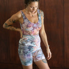 Bike Short || Ice Dye || Ocean Jasper