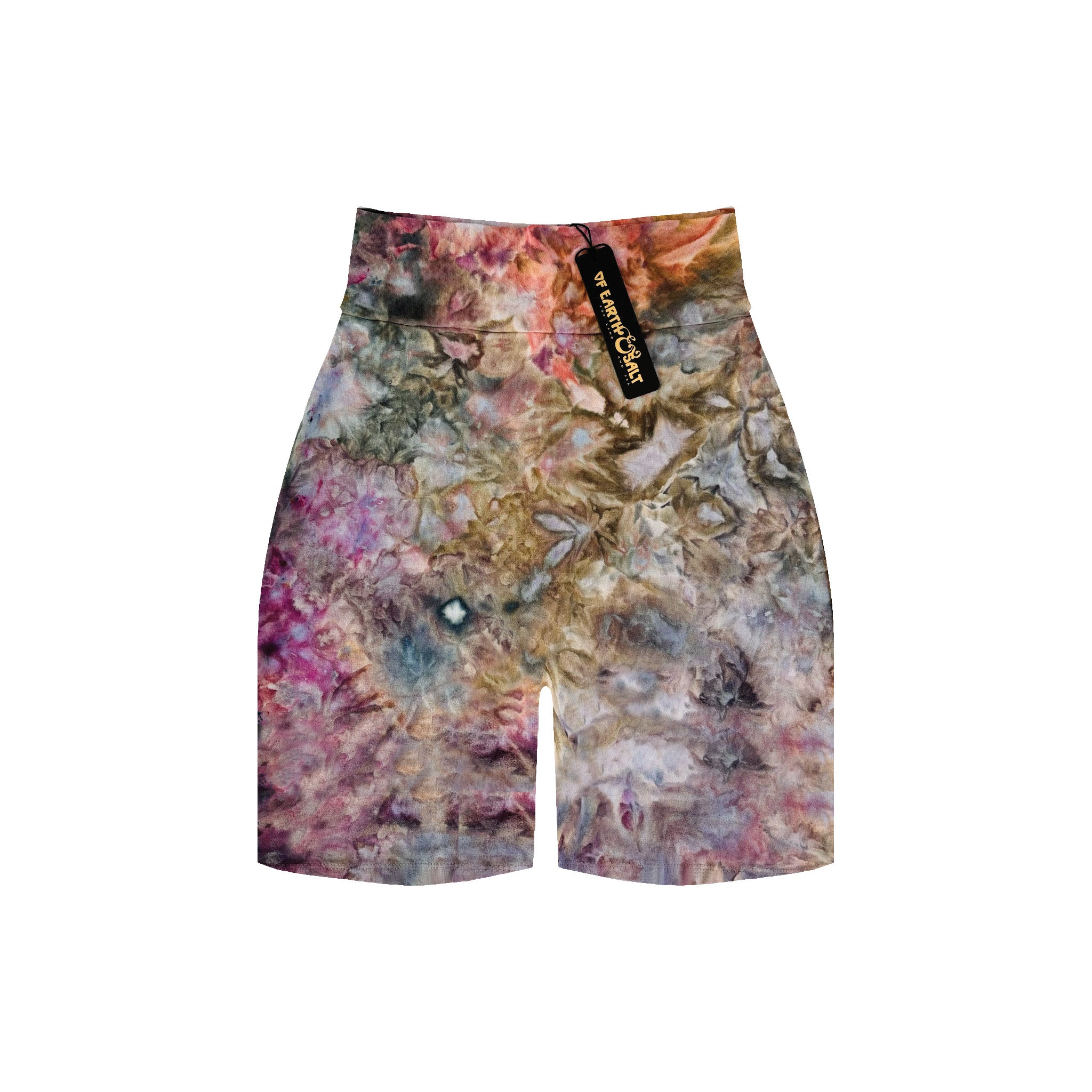 Bike Short || Ice Dye || Ocean Jasper