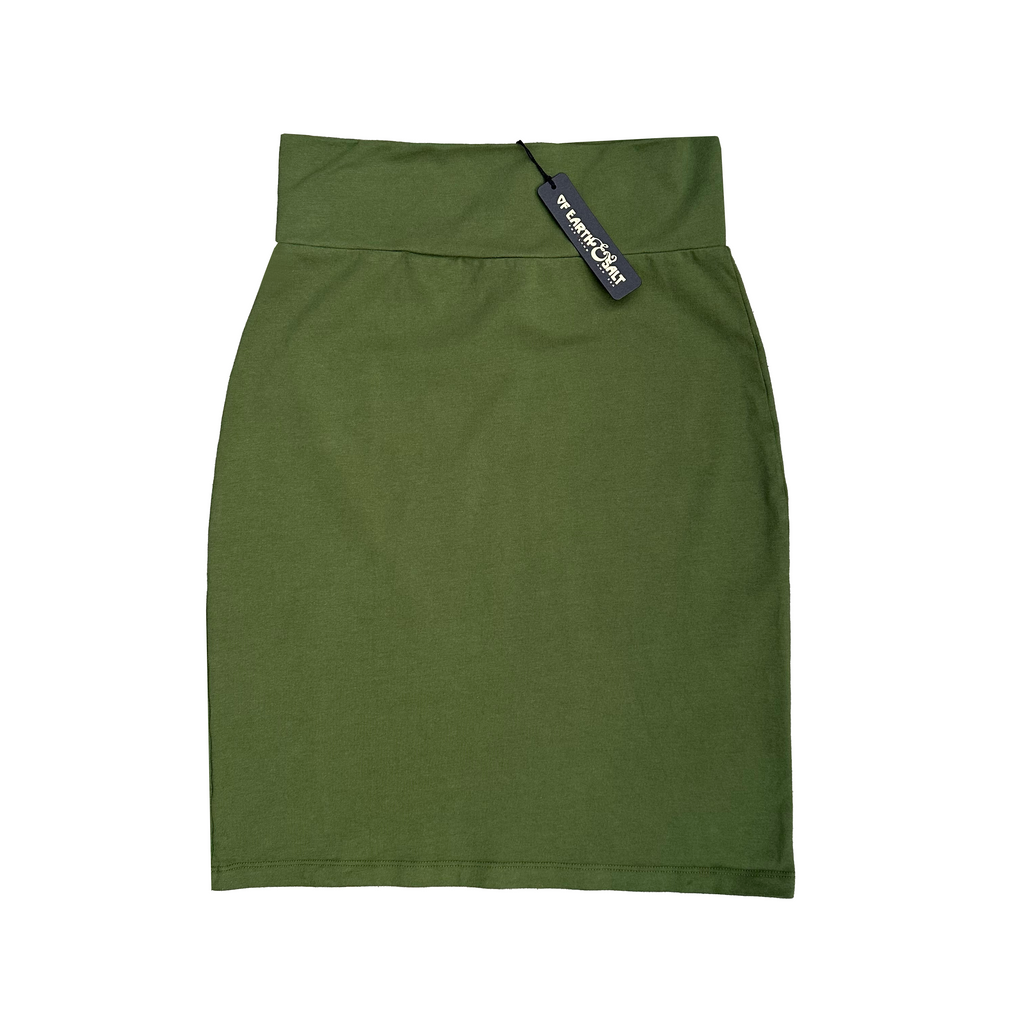 Kristina Skirt || Eastern Olive