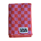 Checkered Beach & Bath Towel