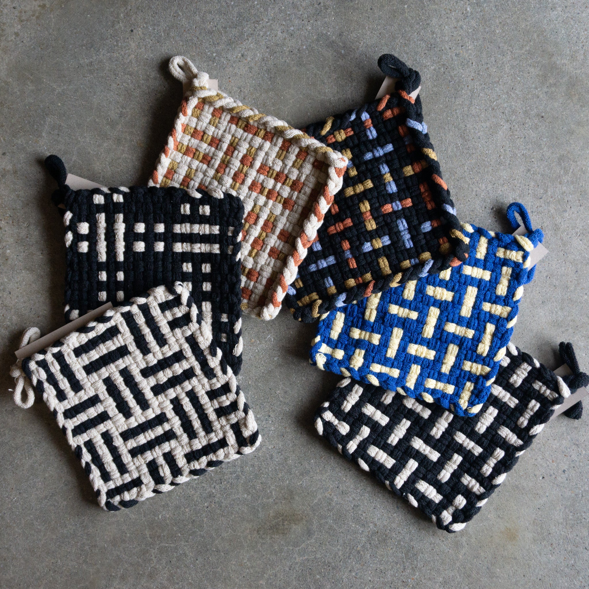 Handwoven potholders