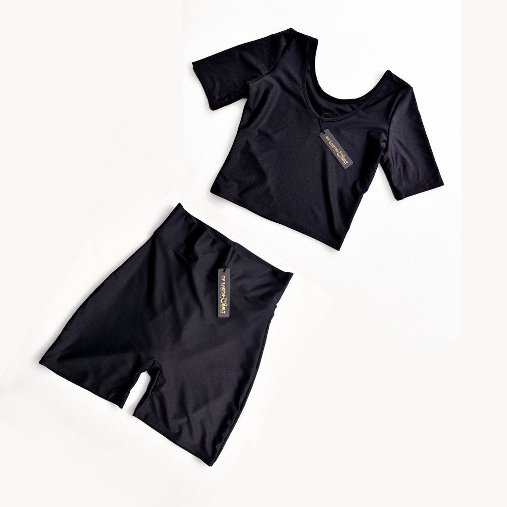 Bike Short || Sparkle Black