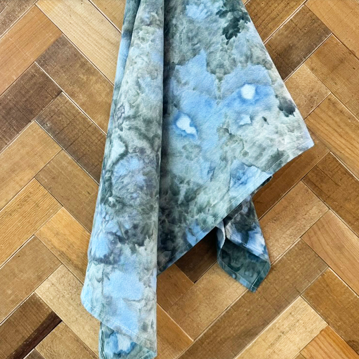 Tea Towel || Ice Dye || Tempest