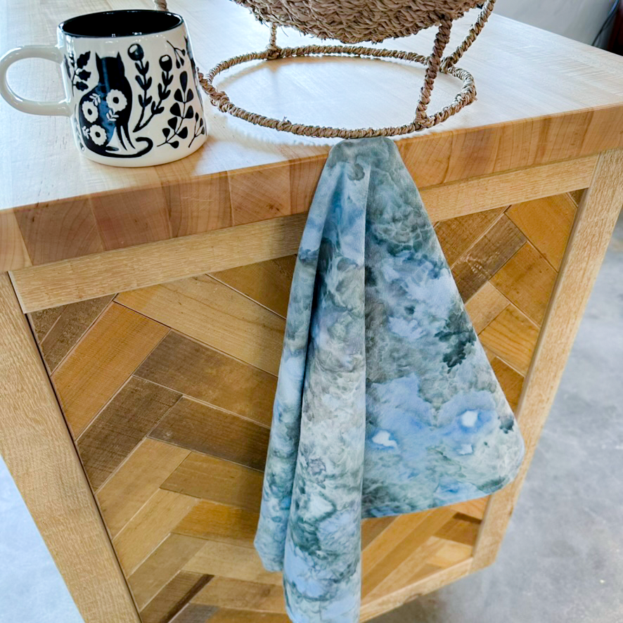 Tea Towel || Ice Dye || Tempest