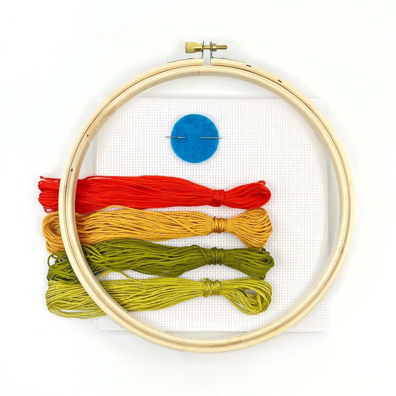 Twin Blooms Beginner Cross Stitch Kit