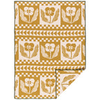 Yellow Pansy Double Cloth Dishtowel