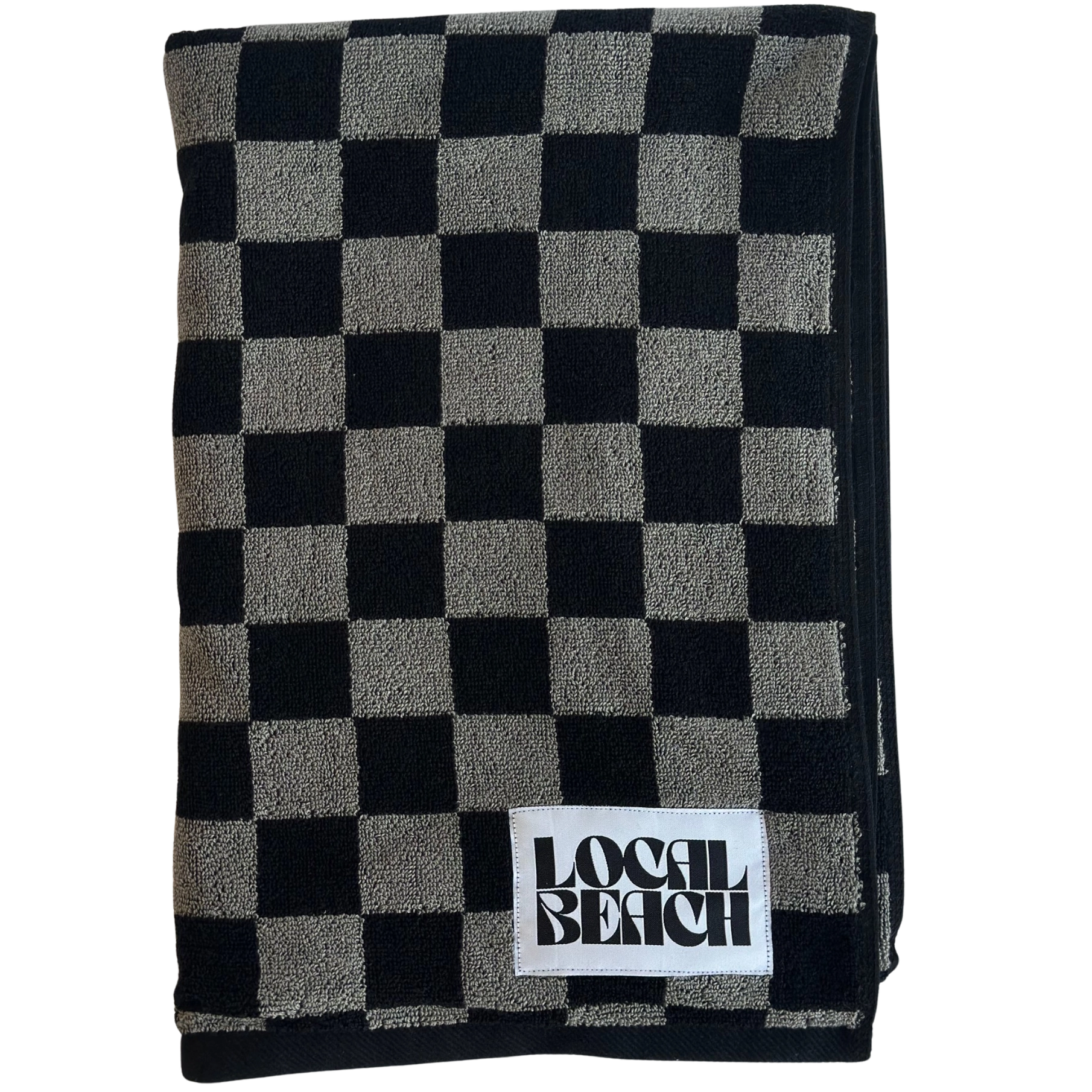 Checkered Beach & Bath Towel