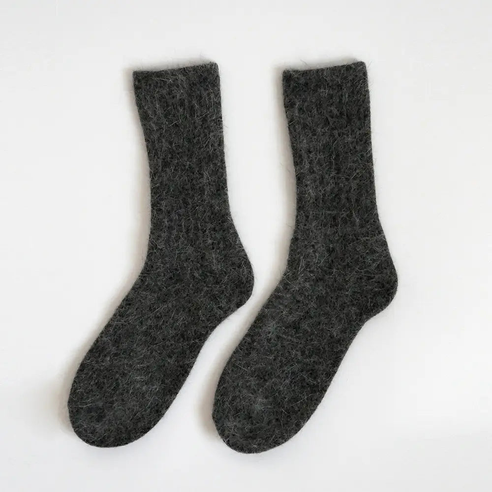 Angora Wool Blend Socks