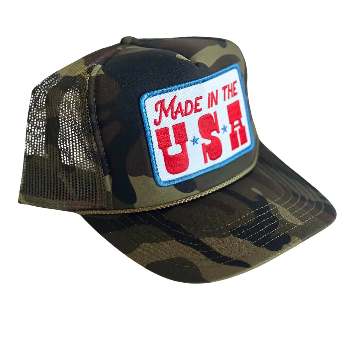Trucker Hat || Made in the USA || Camo