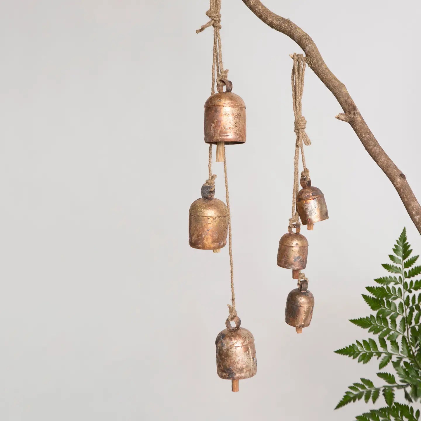 Rustic Wind Chime Small Cascading Bells