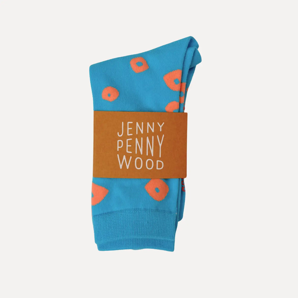 Crew Socks || Lucy || Peach & Capri
