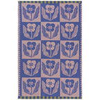Purple Pansy Jacquard Dishtowel