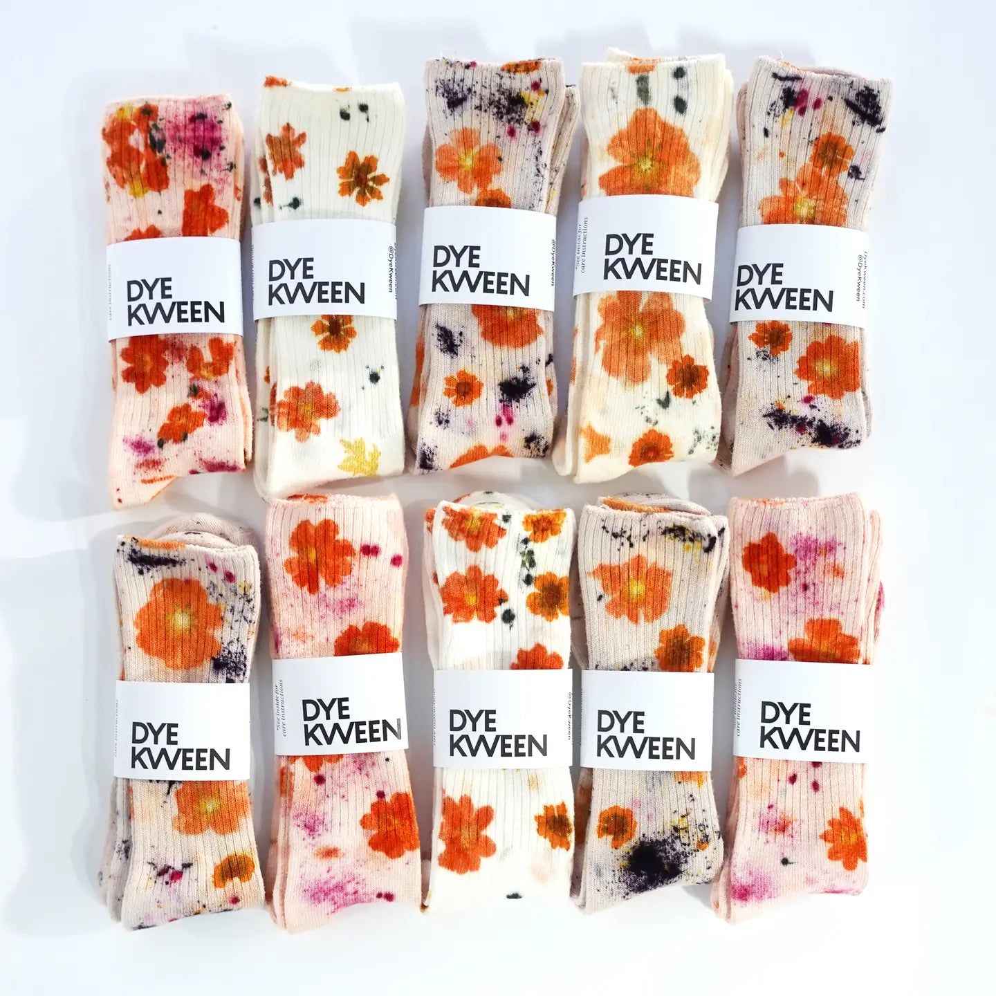 Botanically Dyed Bamboo Socks