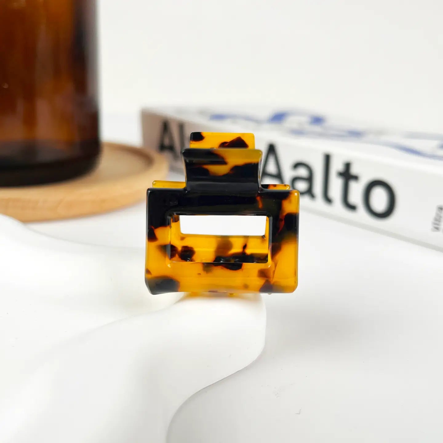 Small Square Acetate Claw Clips