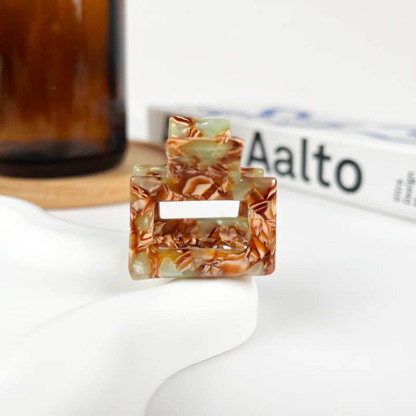 Small Square Acetate Claw Clips