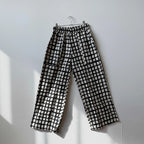 Omar Pant || Black Grid Pants