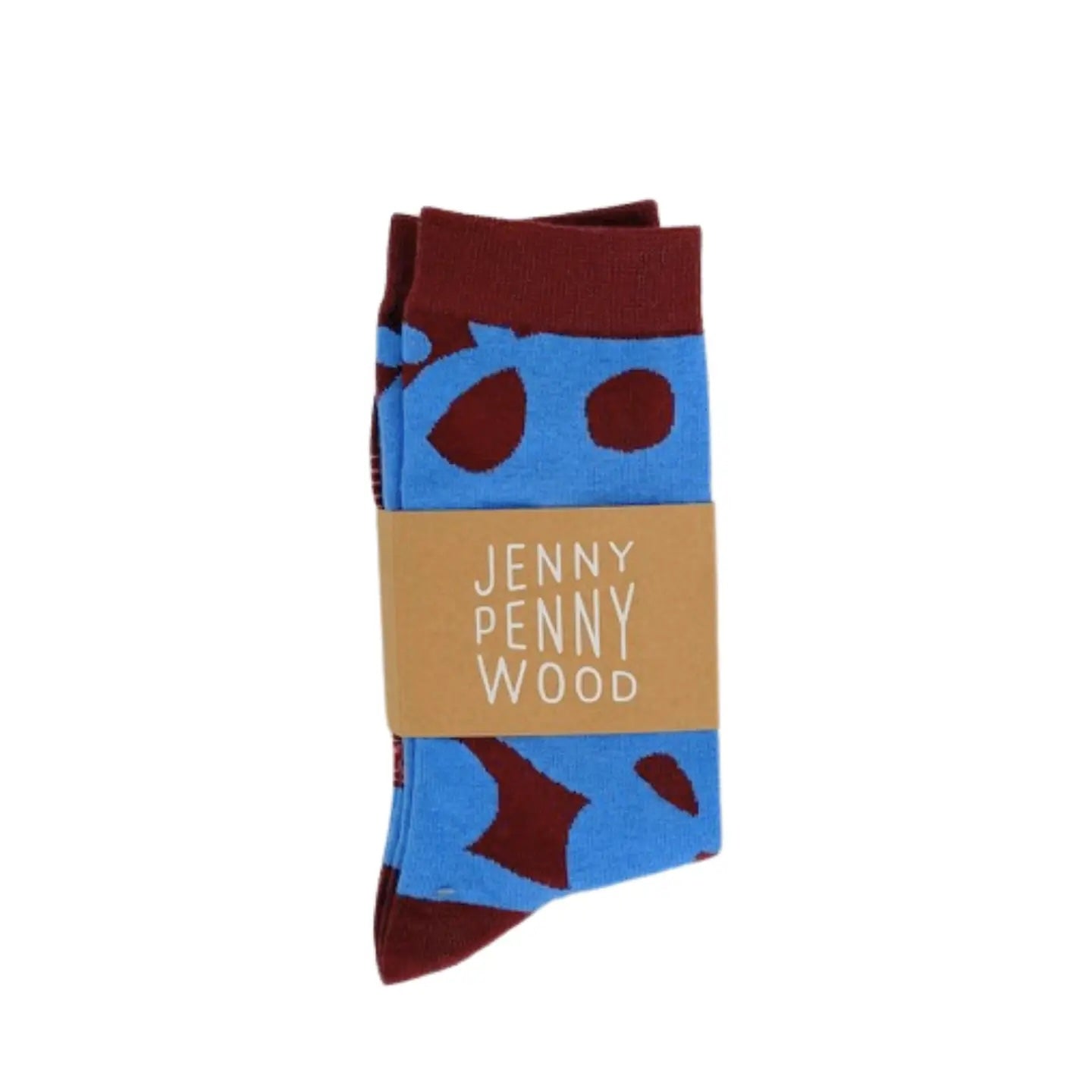 Crew Socks || Dottie || Blue Maroon